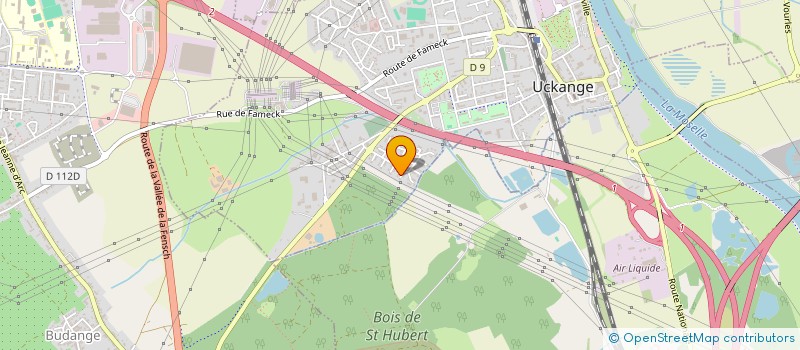 localisation de l'entreprise MONSIEUR ANDRE DELORME  UCKANGE