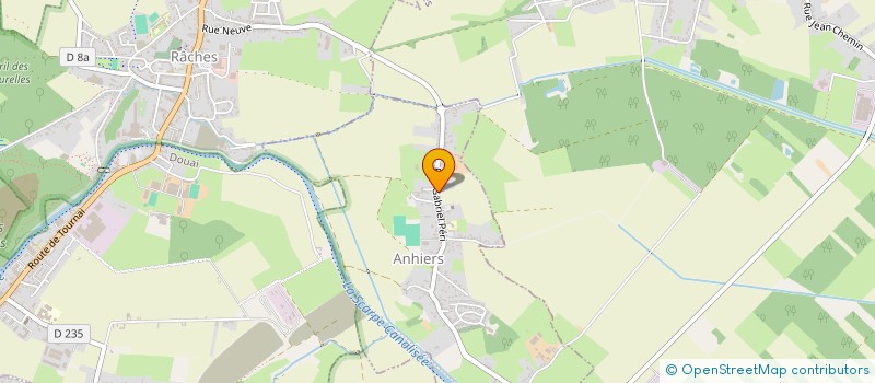 localisation de l'entreprise MONSIEUR ANDRE DELPORTE  ANHIERS