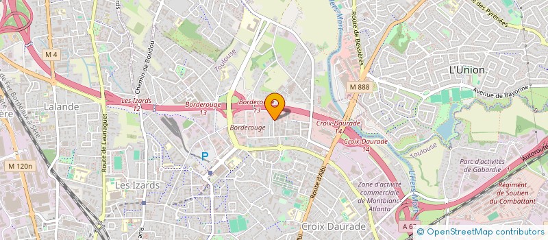 localisation de l'entreprise MONSIEUR ANDRE DELRIEU à TOULOUSE