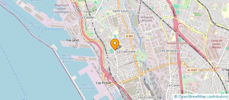 localisation de l'entreprise MONSIEUR ANDRE DELUCCHI à MARSEILLE