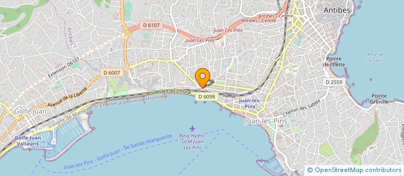 localisation de l'entreprise MONSIEUR ANDRE DEMANGE à ANTIBES