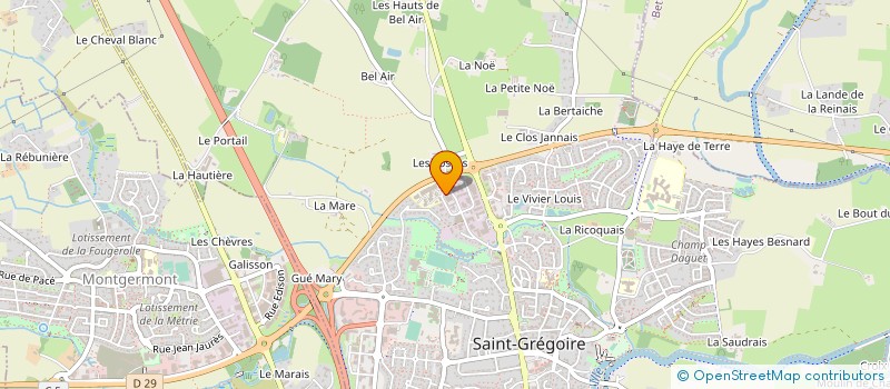 localisation de l'entreprise MONSIEUR ANDRE DEMEAUTIS à SAINT-GREGOIRE