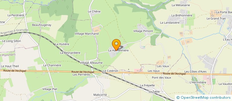 localisation de l'entreprise MONSIEUR ANDRE DEMUTRECY  SAINT-JEAN-DES-CHAMPS