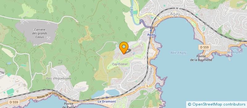 localisation de l'entreprise MONSIEUR ANDRE DENISET  SAINT-RAPHAEL