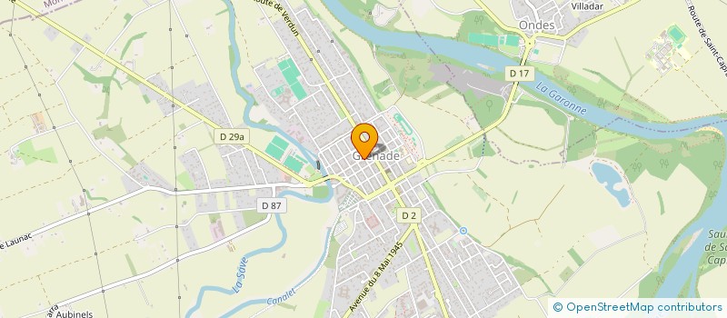 localisation de l'entreprise MONSIEUR ANDRE DENJEAN à GRENADE