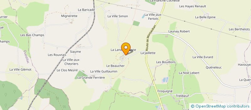 localisation de l'entreprise MONSIEUR ANDRE DENOUAL  MEDREAC