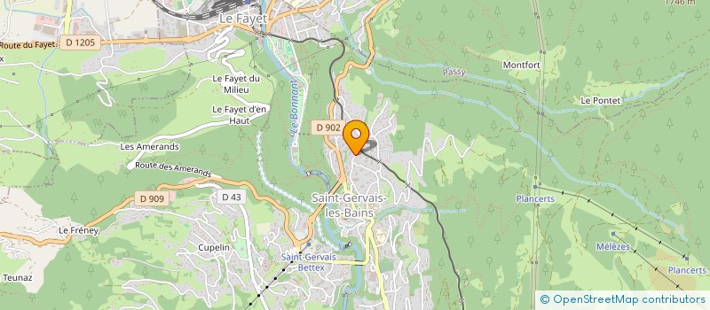 localisation de l'entreprise MONSIEUR ANDRE DERAET à SAINT-GERVAIS-LES-BAINS