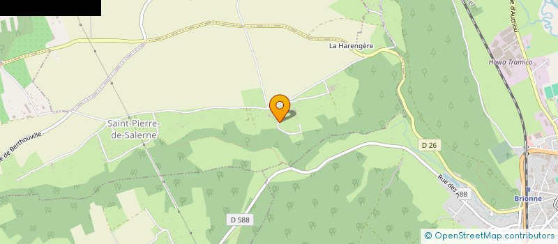 localisation de l'entreprise MONSIEUR ANDRE DERIOT  ST PIERRE DE SALERNE