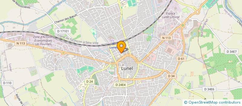 localisation de l'entreprise MONSIEUR ANDRE DERRENDINGER à LUNEL