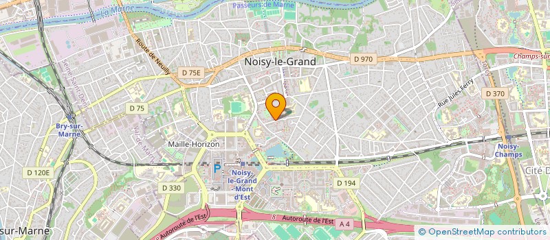 localisation de l'entreprise MONSIEUR ANDRE DESBIEF à NOISY-LE-GRAND