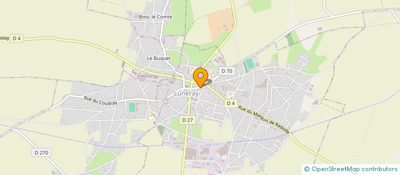 localisation de l'entreprise MONSIEUR ANDRE DESCHAMPS  LUNERAY