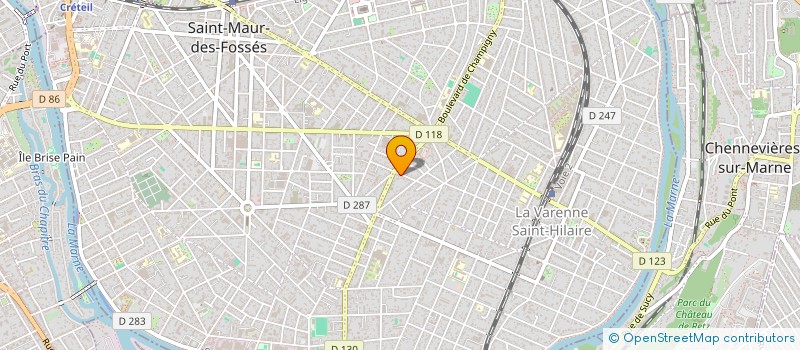 localisation de l'entreprise MONSIEUR ANDRE DESCHAMPS à SAINT-MAUR-DES-FOSSES