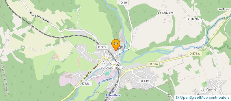 localisation de l'entreprise MONSIEUR ANDRE DESCHASEAUX à AILLEVILLERS-ET-LYAUMONT