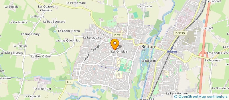 localisation de l'entreprise MONSIEUR ANDRE DESEVEDAVY à BETTON