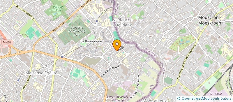 localisation de l'entreprise MONSIEUR ANDRE DESMETTRE  TOURCOING