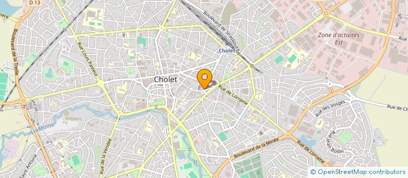 localisation de l'entreprise MONSIEUR ANDRE DESNOYER à CHOLET
