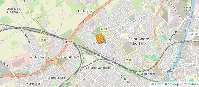 localisation de l'entreprise MONSIEUR ANDRE DESRUMAUX à LAMBERSART