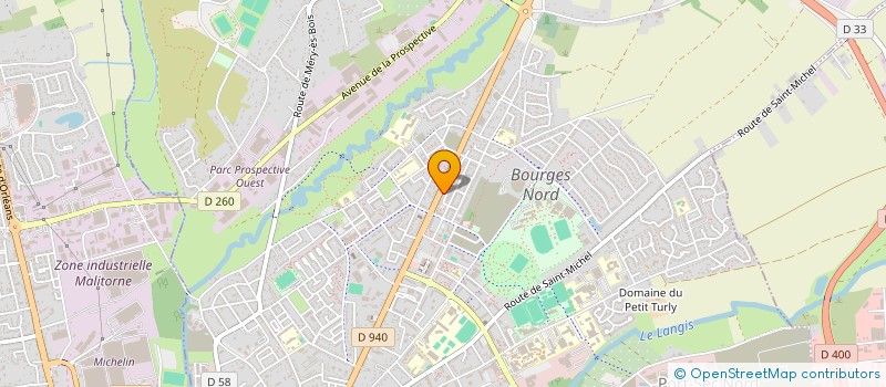 localisation de l'entreprise MONSIEUR ANDRE DEVAUX  BOURGES