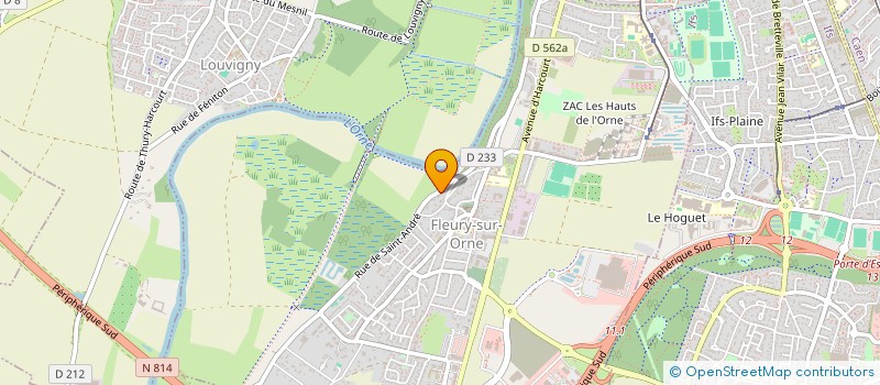 localisation de l'entreprise MONSIEUR ANDRE DEWEER  FLEURY-SUR-ORNE