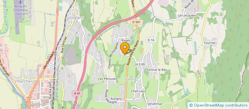 localisation de l'entreprise MONSIEUR ANDRE DIDIER  SONNAZ