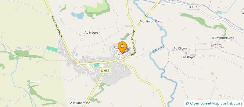 localisation de l'entreprise MONSIEUR ANDRE DIEUZAIDE  BIVES