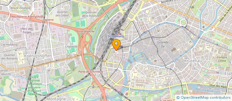 localisation de l'entreprise MONSIEUR ANDRE DILLENSEGER  STRASBOURG