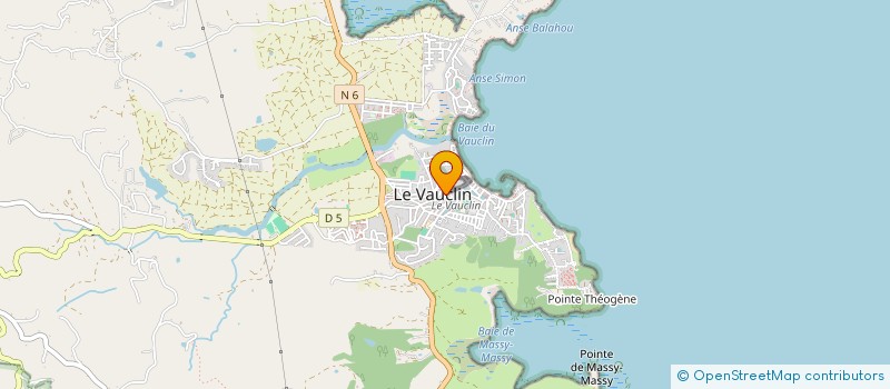 localisation de l'entreprise MONSIEUR ANDRE DIMBOUR à LE VAUCLIN