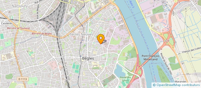 localisation de l'entreprise MONSIEUR ANDRE DIOUF à BEGLES