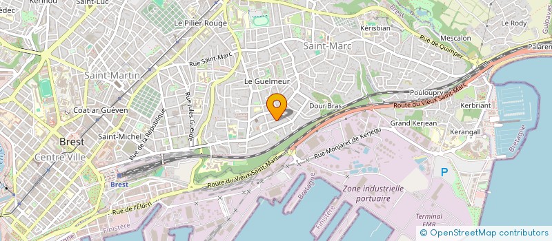 localisation de l'entreprise MONSIEUR ANDRE DIZIEN à BREST