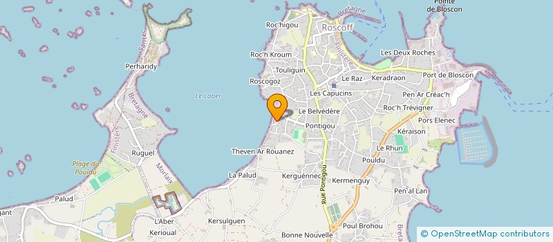 localisation de l'entreprise MONSIEUR ANDRE DOCKLER  ROSCOFF