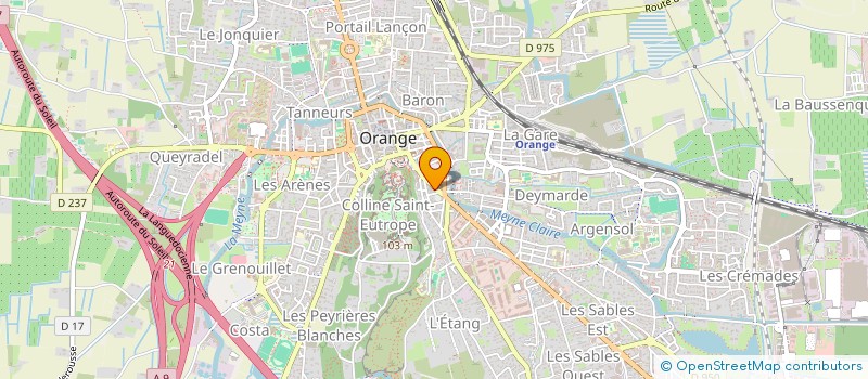 localisation de l'entreprise MONSIEUR ANDRE DOGNOL à ORANGE