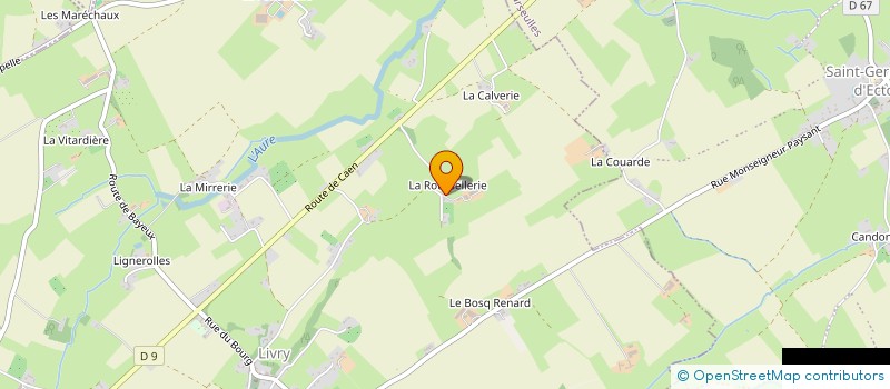 localisation de l'entreprise MONSIEUR ANDRE DOINEAU  CAUMONT-SUR-AURE