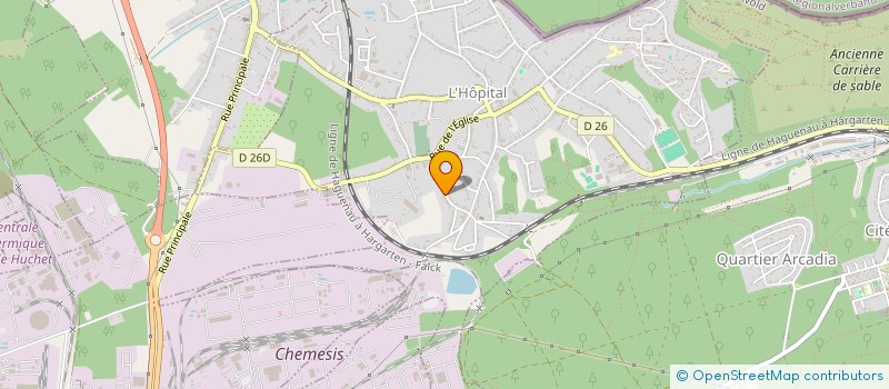 localisation de l'entreprise MONSIEUR ANDRE DOLISY  L'HOPITAL