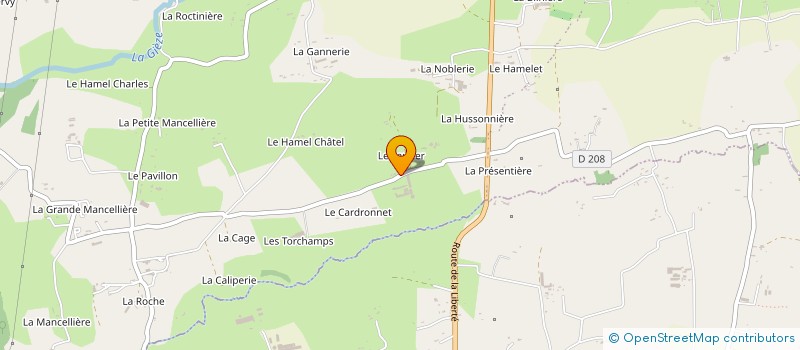 localisation de l'entreprise MONSIEUR ANDRE DOLLEY  PERCY-EN-NORMANDIE