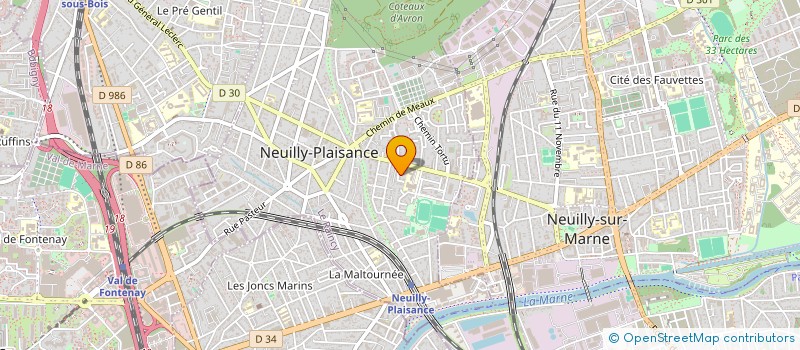 localisation de l'entreprise MONSIEUR ANDRE DOMALAIN à NEUILLY-PLAISANCE