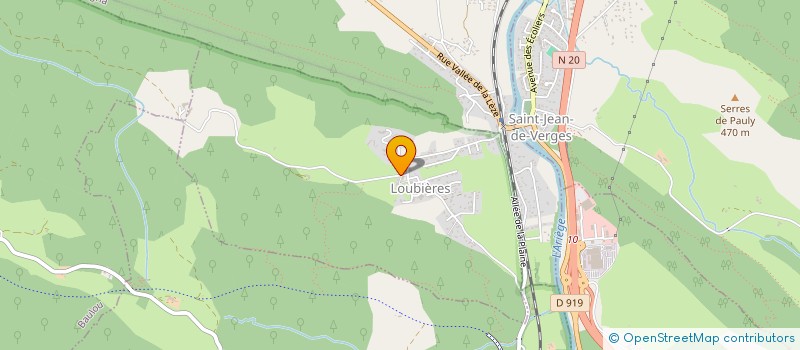 localisation de l'entreprise MONSIEUR ANDRE DOMENY à SERRES-SUR-ARGET