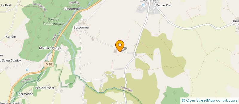 localisation de l'entreprise MONSIEUR ANDRE DONVAL  LOCMELAR