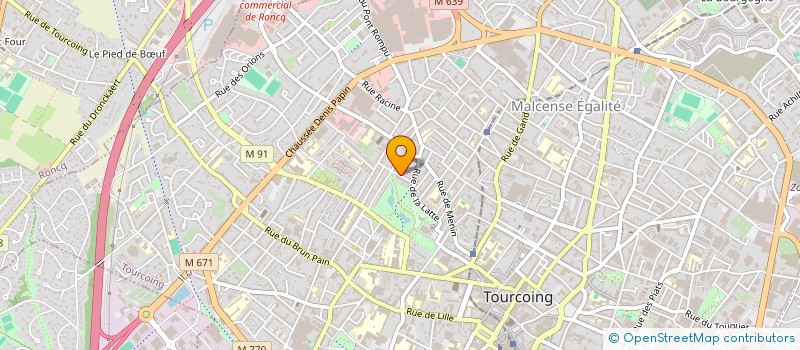 localisation de l'entreprise MONSIEUR ANDRE DORCHIES  TOURCOING