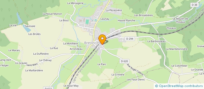 localisation de l'entreprise MONSIEUR ANDRE DOSNE à BRETONCELLES