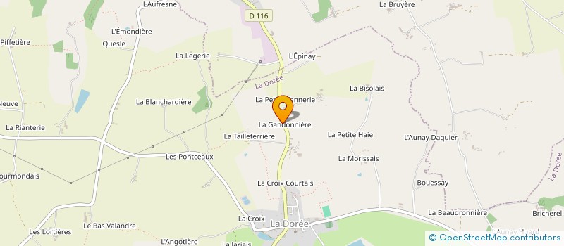 localisation de l'entreprise MONSIEUR ANDRE DOUDARD à LA DOREE