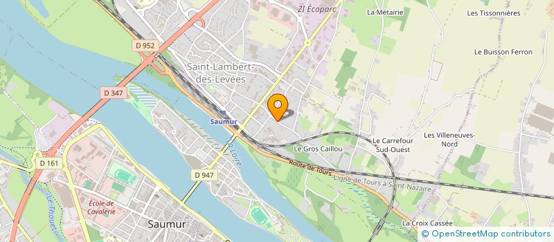 localisation de l'entreprise MONSIEUR ANDRE DOUX à SAUMUR