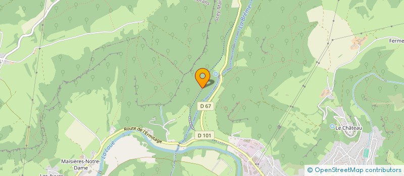 localisation de l'entreprise MONSIEUR ANDRE DOZIERES  EPEUGNEY