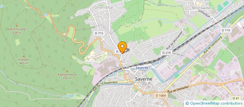 localisation de l'entreprise MONSIEUR ANDRE DREGER à SAVERNE
