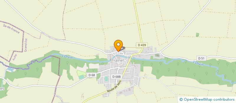 localisation de l'entreprise MONSIEUR ANDRE DROY  TRAINEL