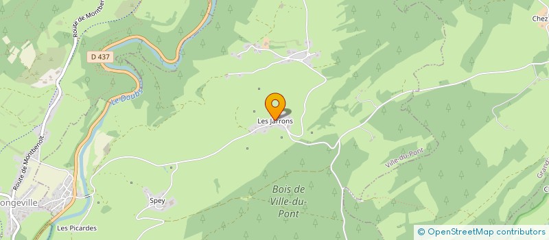 localisation de l'entreprise MONSIEUR ANDRE DROZ-VINCENT  VILLE-DU-PONT