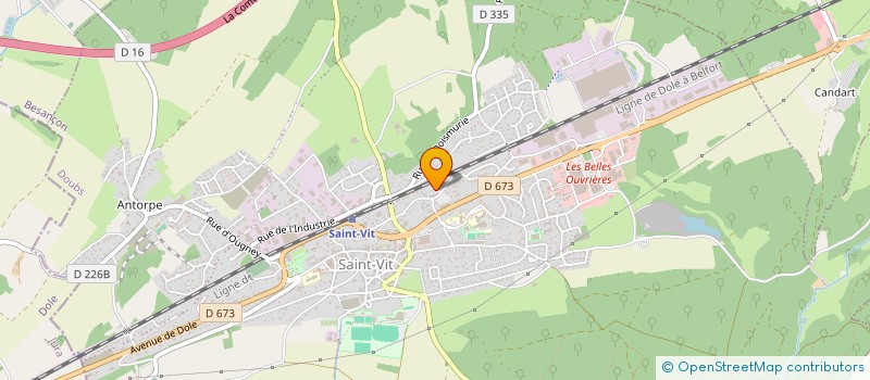 localisation de l'entreprise MONSIEUR ANDRE DUARTE SANTOS  SAINT-VIT