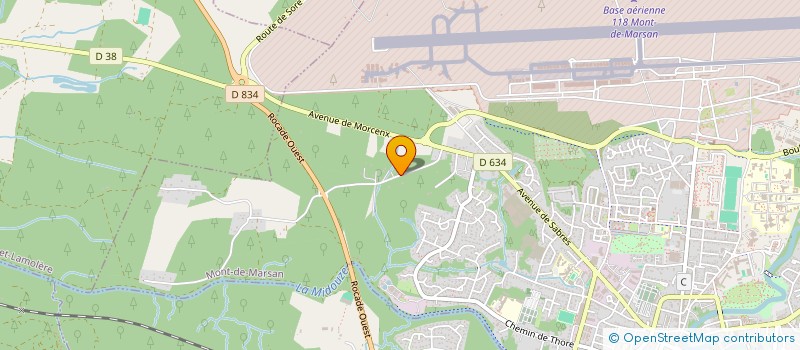 localisation de l'entreprise MONSIEUR ANDRE DUBEZ  MONT-DE-MARSAN