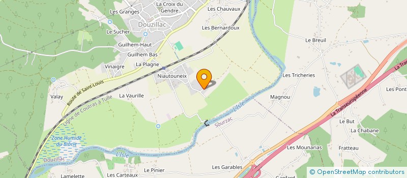 localisation de l'entreprise MONSIEUR ANDRE DUBOIS  DOUZILLAC