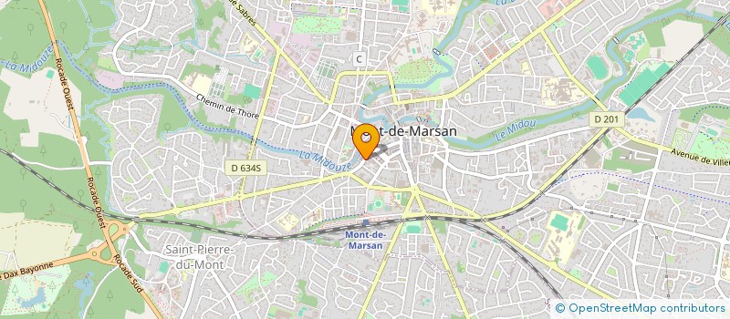 localisation de l'entreprise MONSIEUR ANDRE DUBOSCQ  MONT-DE-MARSAN