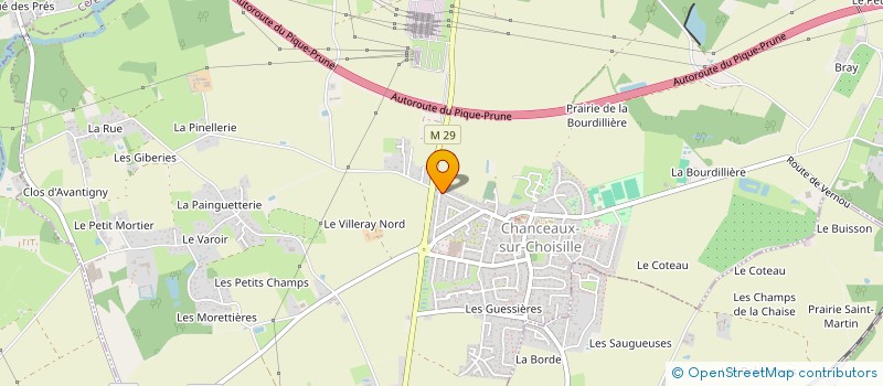 localisation de l'entreprise MONSIEUR ANDRE DUBOVIK  CHANCEAUX-SUR-CHOISILLE